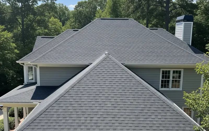 Best Duluth Roofer team performing a free roof inspection on a residential home in Duluth, GA