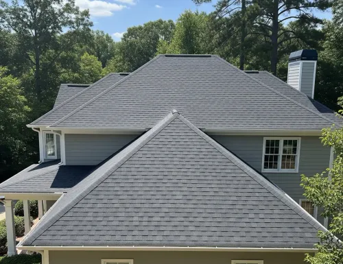Professional roofing team completing a quality roof installation in Duluth, GA